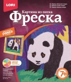 Фреска. Картина из песка "Большая панда"