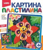 Картина из пластилина "Цветочек"