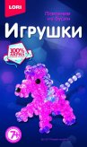 Игрушки. Плетение из бусин "Розовая лошадка"