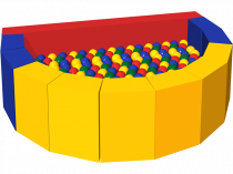 Сухой бассейн с шариками «Долька»