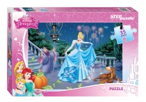 Мозаика "puzzle" 35 MAXI "Золушка" (Disney)