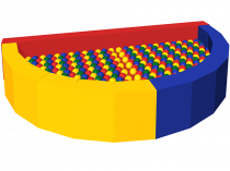 Сухой бассейн с шариками «Ломтик»