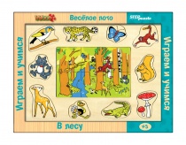 Игра из дерева "Весёлое лото. В лесу" (Step Wooden Toys)