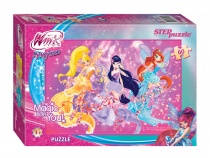 Мозаика "puzzle" 60 "Winx" (Rainbow)