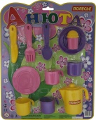 Набор детской посуды "Анюта" на 4 персоны (в блистере)