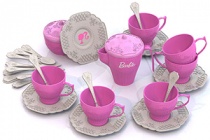 Набор чайной посудки Барби (34 предмета в коробке)